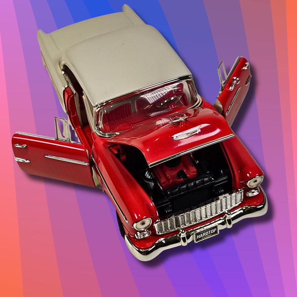 ERTL American Muscle Die-Cast 1955 Chevrolet Bel Air 1:18 Scale Brand New - Picture 14 of 17